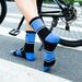 MIXFEER Reflective Cycling Socks High-Visibility Breathable Athletic Socks Bike Riding Running Socks for Men and Women