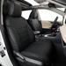 EKR Custom Fit Bolt EV Car Seat Covers for Chevy Bolt EV 1LT 2LT LT Premier 2022 2023 2024 -Full Set Breathable Leather Auto Seat Covers(Black)