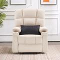 Latitude Run® Power Reclining Massage Chair in White | 42.5 H x 35.4 W x 36.2 D in | Wayfair F70B9F8DDFBC4A8BA3F8D2AB3DA50005