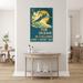 Trinx The Ocean Is Calling - 1 Piece Rectangle Graphic A The Ocean Is Calling On Canvas Graphic Art Canvas in White | Wayfair