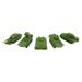 5 Pieces Assembly Tank Model Ornaments Desk Decor for Girls Children Gifts green