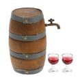 Miniature wine barrel set 1 Set Dollhouse Wine Barrel Miniature Wine Barrel Miniature Wine Cup Decoration