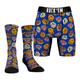 Men's Rock Em Socks New York Knicks NY Style Bagels Underwear and Crew Combo Pack