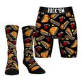 Men's Rock Em Socks Miami Heat Cuban Sandwich Underwear and Crew Combo Pack