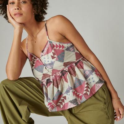Lucky Brand Laura Ashley Printed Patchwork Cami - ...