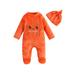 Shuttle tree Infant Baby Girl Boy Halloween Outfit Pumpkin Romper Jumpsuit Fancy Clothes