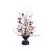 LICHENG 4th Of July Artificial Tree Tabletop Decor 18 Inch Red Blue White Berry & Star Patriotic Table Tree Decoration With Burlaps Base For Independence Day Home Multi-color