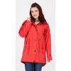 Regenmantel DEPROC ACTIVE "Friesennerz ankergluttraum WMN", Damen, Gr. 48 (XL), rot, Obermaterial: 100% Polyurethan; Futter: 100% Polyester, casual, Langarm mit Druckknopf, Mäntel, auch in Großen Größen erhältlich