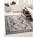 Unique Loom Quail Charlotte Rug Rectangle 9 0 x 12 2 Gray Modern Medallion Living Room Bed Room Dining Room