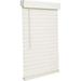 Cordless 2 Faux Wood Blind 32 Wide X 64 Long Soft White Smooth (FCX3264WH)