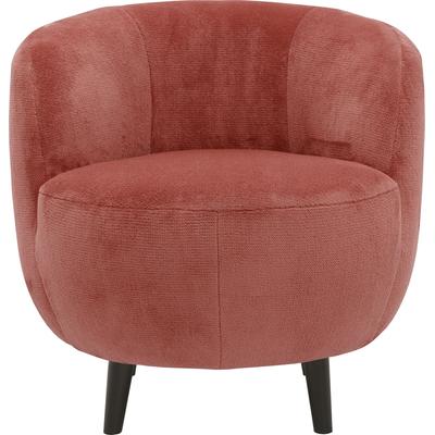 Sessel "LOOKS XIV Cocktailsessel", rot (lachs), B:72cm H:72cm T:76cm, 100% Polyester, LOOKS BY WOLFGANG JOOP, Sessel, runde Form, perfekt für jeden Wohnraum als Einzelstück Image