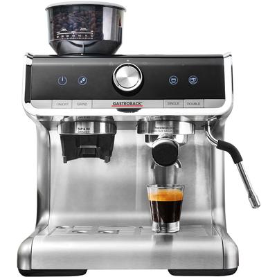 GASTROBACK Siebträgermaschine "42616 Design Espresso Barista Pro" Kaffeemaschinen silberfarben (edelstahl design) Kaffeemaschinen
