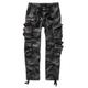 Stoffhose BRANDIT "Brandit Herren Pure Slim Fit Trouser" Gr. S, US-Größen, grün (darkcamo) Herren Hosen Stoffhosen