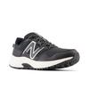 Laufschuh NEW BALANCE "WT410", Gr. 41,5, schwarz-weiß (schwarz, weiß), Synthetik, sportlich, Schuhe, Walkingschuh, Trailrunningschuh