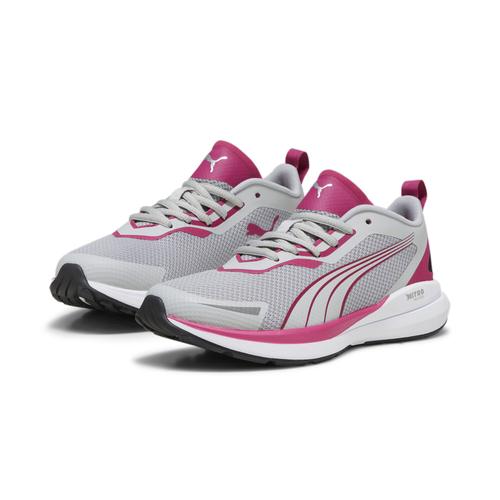 „Sneaker PUMA „“PUMA Kruz NITRO™ Sneakers Jugendliche““ Gr. 36, pink (ash gray pinktastic silver metallic) Kinder Schuhe“