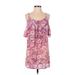 Show Me Your Mumu Casual Dress - Shift Tie Neck Sleeveless: Pink Dresses - Women's Size X-Small