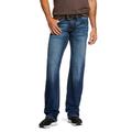 Men's M7 Rocker Stretch Nassau Stackable Straight Leg Jeans in Summit Cotton, Size 36 34, by Ariat