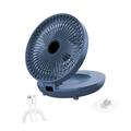 Desktop or Wall Hanging Fan Portable Small Fan with Adjustable Speeds 90 Degree Tilt Head Kitchen Fans Dual Use for Kitchen Home Toilet Dormitory Blue USB Power