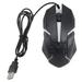 Usb Mouse Corded Mouse Clicking Mouse USB Mouse M3 Backlight Mode Wired Mouse Ergonomic Design Computer Mouse For Laptop PCBlack