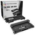 LD Compatible Toner Cartridge & Drum Unit Replacements for Brother TN350 & DR350 (1 Toner 1 Drum 2-Pack)