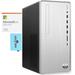 HP Pavilion TP01 Home/Business Desktop (AMD Ryzen 5 5600G 6-Core AMD Radeon 64GB RAM 1TB PCIe SSD + 1TB HDD (3.5) Win 10 Pro) with Microsoft 365 Personal Dockztorm Hub