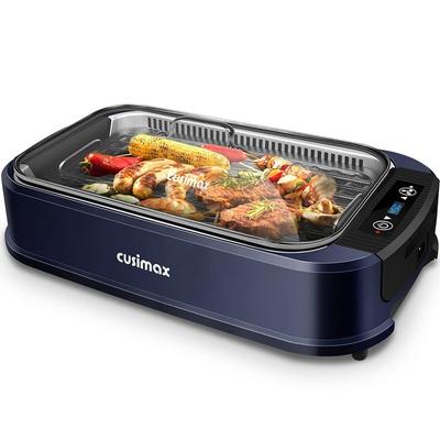 Elexnux 1500W Smokeless Electric Portable Indoor Grill