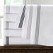 Eider & Ivory™ Althea 300 Thread Count Striped Sheet Set 100% Cotton/Sateen in White | 106 H x 90 W in | Wayfair C5A5099E2B0B401B8B84245846EBC1B3