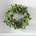 Lights4fun Inc. 19.5â€� Artificial Christmas Holly & Red Berry Wreath Decoration for Front Door & Indoor Wall Decoration