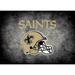 Imperial New Orleans Saints 7'8'' x 10'9'' Distressed Rug
