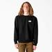 Dickies Men's Skateboarding Pool Drainage Graphic Sweatshirt - Black Size M (TWSK2)