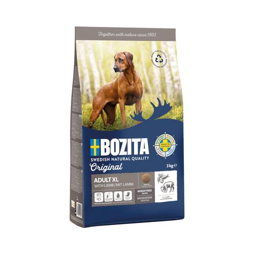 3kg Bozita Original XL mit Lamm Hundefutter trocken