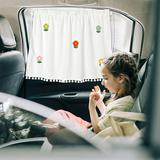 Frostluinai Summer Savings Clearance Car Curtain Car Windshield Sun Shade Sun Blocker for Car Handmade Cute Automotive Interior Accessories for Sun Protection