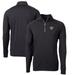 Men's Cutter & Buck Black 2023 MLB All-Star Game Big Tall Adapt Eco Knit Stretch Recycled Quarter-Zip Pullover Top