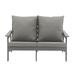 Boyel Living 54 inch Resin Outdoor Patio Lounge Chair Garden Sofa Park Yard Modern Furniture with Cushioned