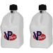 VP Racing Fuels 5 Gallon Square Motorsport Utility Container White 2 Pack