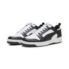 Sneaker PUMA "REBOUND V6 LOW", Gr. 38, schwarz-weiß (puma weiß, puma schwarz, puma weiß), Synthetik, unifarben, sportlich, Schuhe