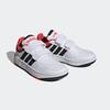 Sneaker ADIDAS SPORTSWEAR "HOOPS", Gr. 32, bunt (cloud weiß, core schwarz, bright rot), Synthetik, Textil, sportlich, Schuhe