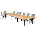 18' x 6' Solid Wood Boardroom Table