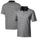 Men's Cutter & Buck Black Missouri Tigers Alumni Logo Forge Tonal Stripe Stretch Polo