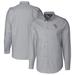 Men's Cutter & Buck Charcoal Florida State Seminoles Alumni Logo Stretch Oxford Long Sleeve Button-Down Shirt