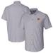 Men's Cutter & Buck Charcoal Oklahoma State Cowboys Alumni Logo Stretch Oxford Short Sleeve Button-Down Shirt