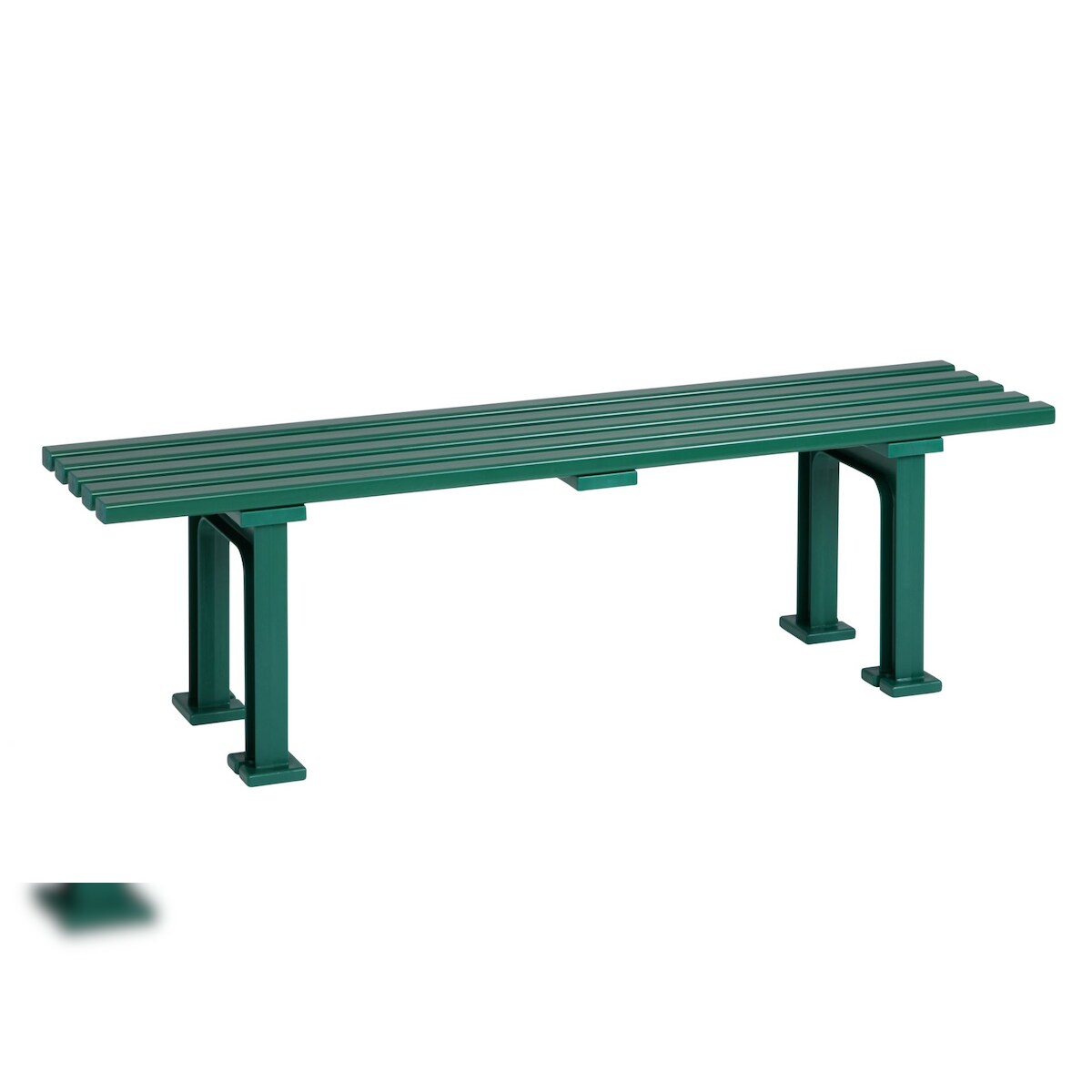 Blome Gartenbank Mono l, 3-Sitzer, 2 Standfüßen, Grün, von PROREGAL Image