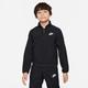 Trainingsanzug NIKE SPORTSWEAR "BIG KIDS' TRACKSUIT" Gr. L (152/158), schwarz-weiß (black, black, white) Kinder Sportanzüge