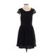 Everly Casual Dress - A-Line: Black Dresses - Women's Size Small