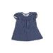 The Children's Place Dress - A-Line: Blue Polka Dots Skirts & Dresses - Size 12-18 Month