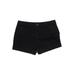 Jennifer Lopez Denim Shorts: Black Solid Bottoms - Women's Size 8