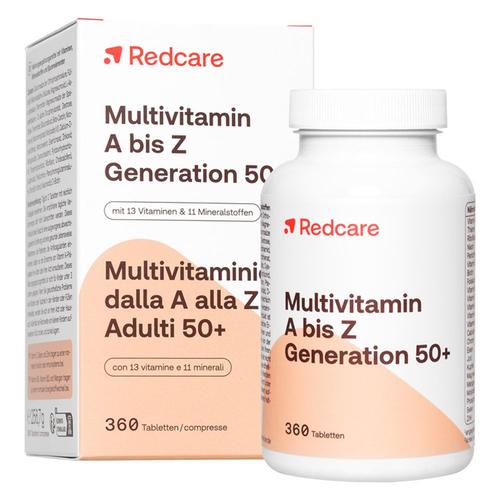 Multivitamin A bis Z Generation 50+ RedCare Tabl. 360 St Tabletten