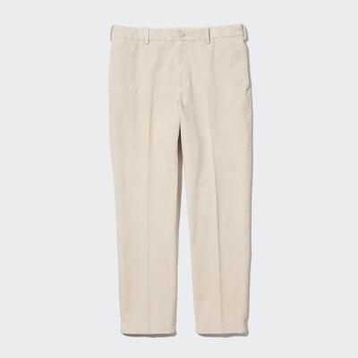 Uniqlo - Cotton Smart Corduroy Ankle Length Trousers - Beige - XL