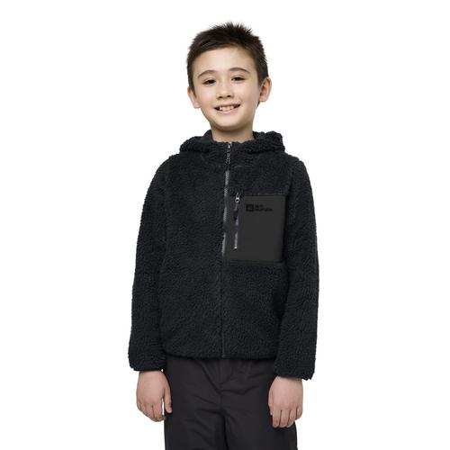 Jack Wolfskin Ice Curl Hood Jacket Kids Fleecejacke Kinder 140 phantom phantom