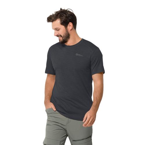 Jack Wolfskin Kammweg S/S Men Herren T-shirt aus Merinowolle S phantom phantom